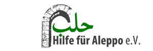 logo hilfe-fuer-aleppo.de
Hilfe für Aleppo e.V.
Hoffnung für Syrien logo hilfe-fuer-aleppo.de
Hilfe für Aleppo e.V.
Hoffnung für Syrien